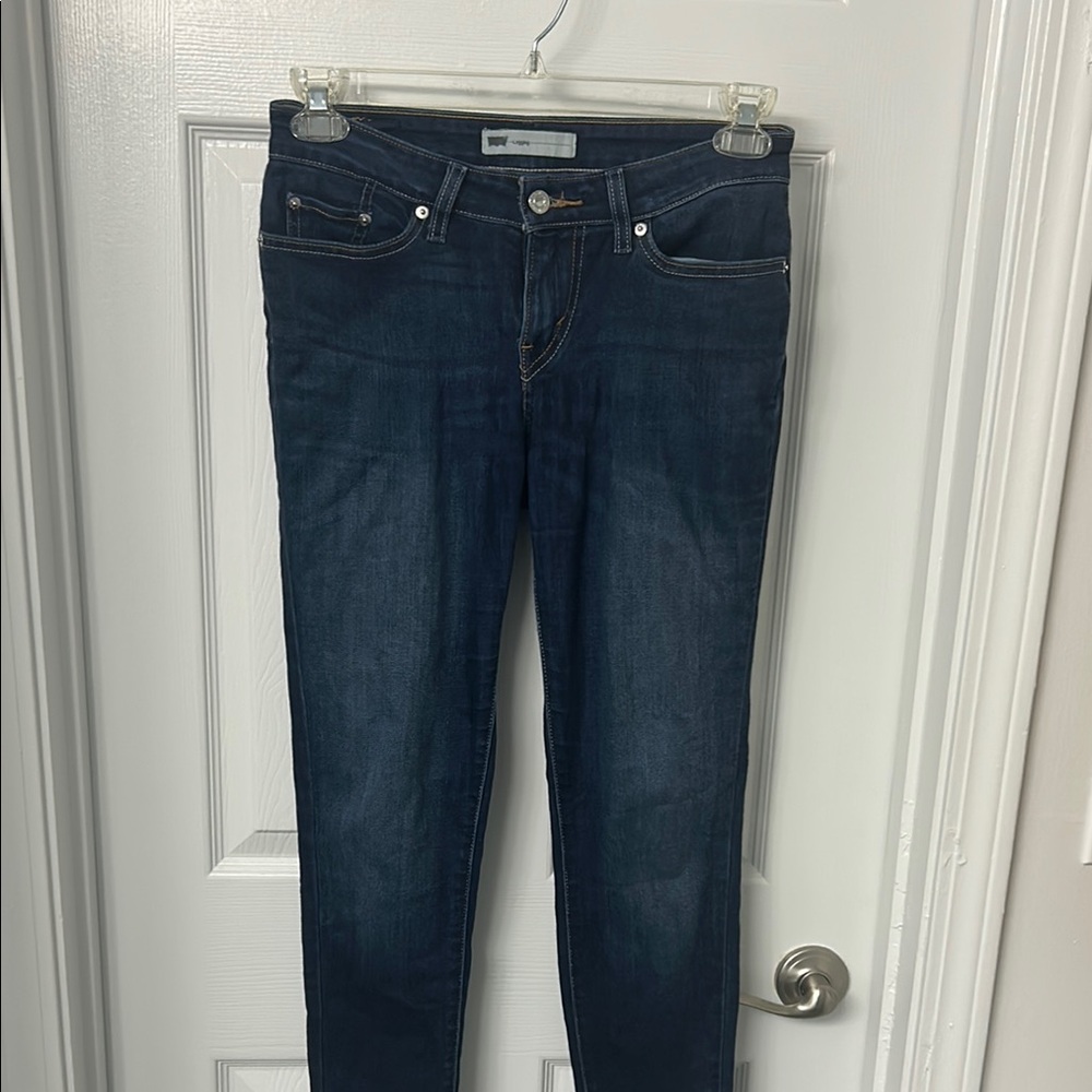 Levi's Blue Skinny Jeans with Classic Indigo Hue